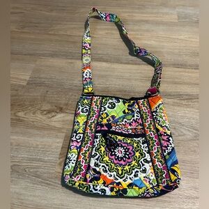 Vera Bradley Quilted Crossbody Bag in Bright Multi Floral
